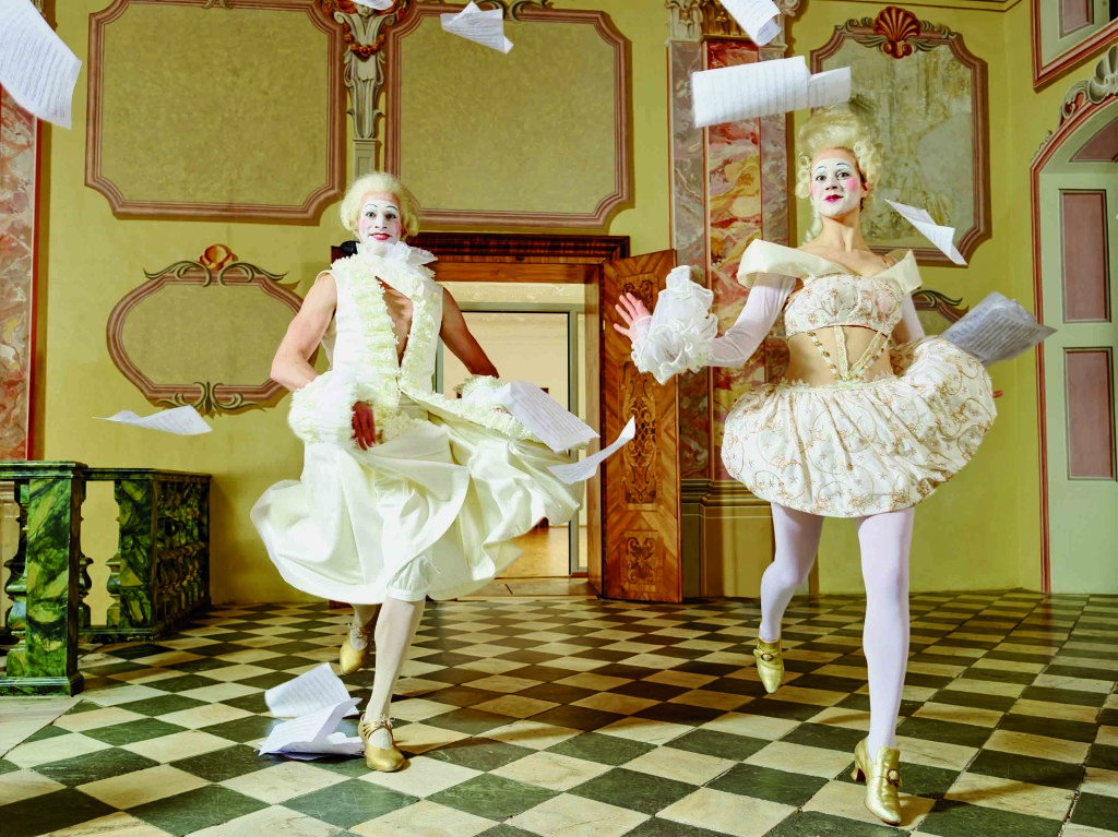 CMA, Carinthische Musik Akademie, Stift Ossiach Barockszene, Pantomime Shoot 2016 Foto: Johannes Puch
